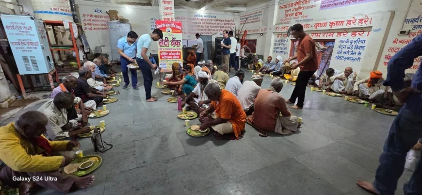 निस्वार्थ सेवा संस्थान का 'रोटी बैंक' पहुँचा 3100 दिनों की ऐतिहासिक सेवा यात्रा पर