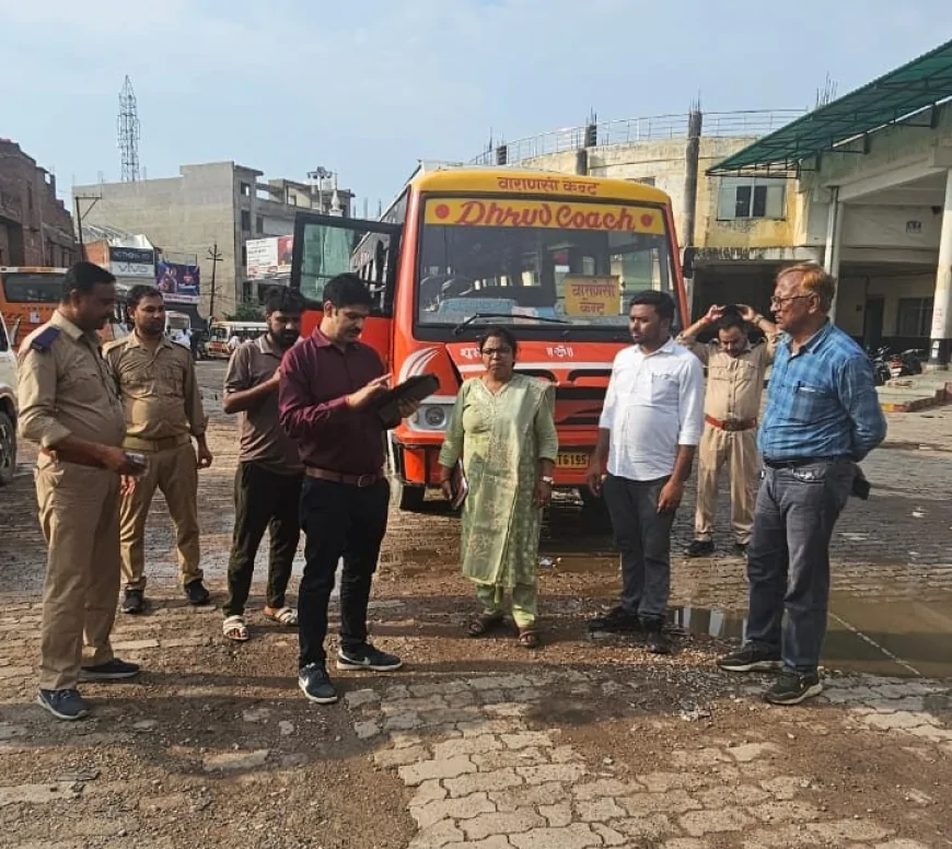 जौनपुर में 338 स्कूल वाहन नियम तोड़ते मिले, बच्चों की सुरक्षा पर बड़ा सवाल