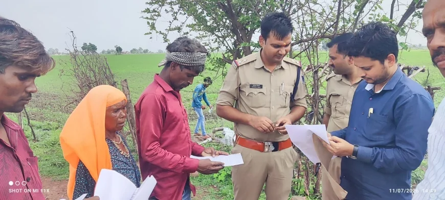 कलेक्टर के निर्देश पर मोबाइल कोर्ट में वर्षों पुराना भूमि विवाद सुलझाया गया