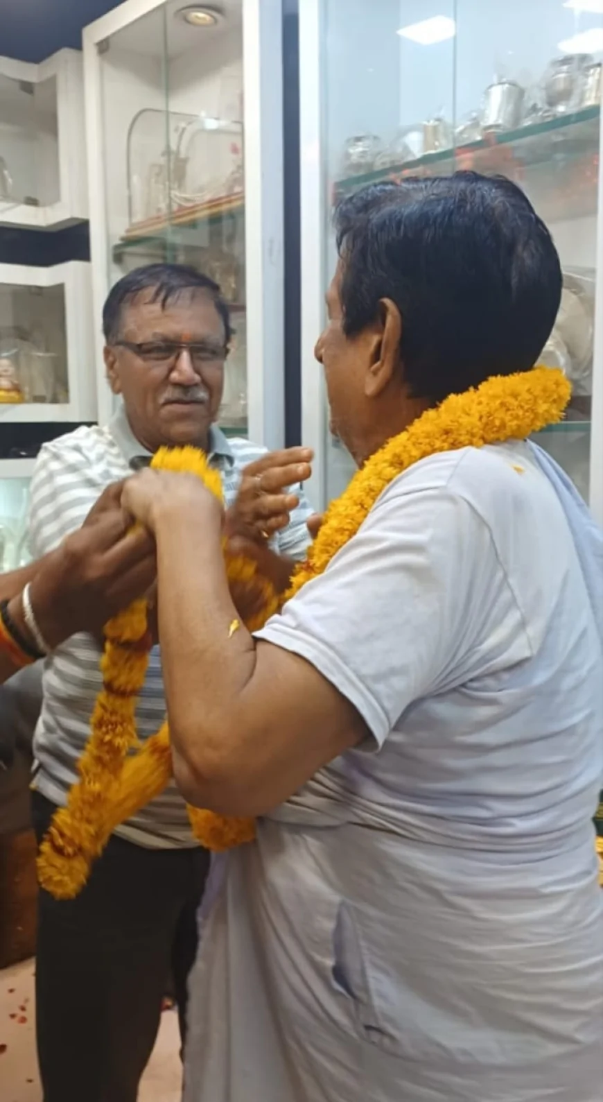 सराफा एसोसिएशन के नवनियुक्त अध्यक्ष रतन सोनी का भव्य स्वागत
