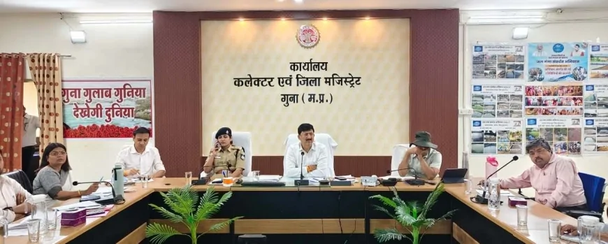 गुना में सड़क सुरक्षा पर सख्ती, अतिक्रमण हटाने और फ्लाईओवर की लाइटें एक सप्ताह में चालू करने के निर्देश