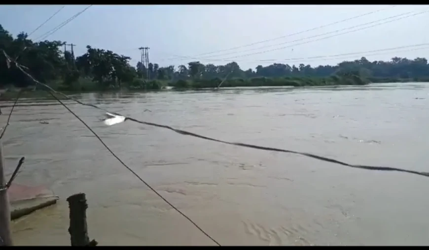 मुजफ्फरपुर में औराई, कटरा और गायघाट में मंडराया बाढ़ का खतरा, बागमती नदी उफनाई