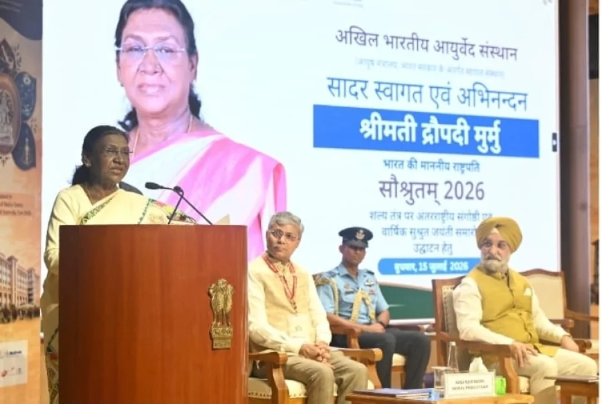 चिकित्सक नैतिकता और रोगियों के प्रति सेवा के संकल्प पर अडिग रहें: मुर्मु