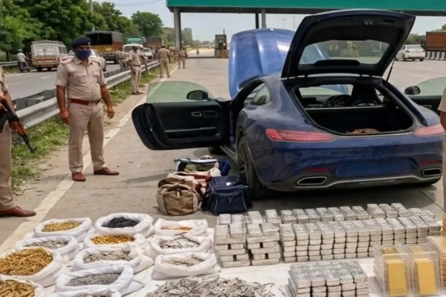 स्पोर्ट्स कार की तलाशी में मिला करोड़ों का सोना-चांदी: GST जांच में सामने आया संदिग्ध परिवहन का मामला