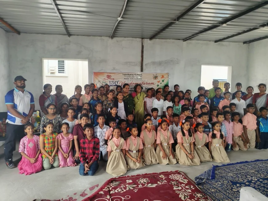 Kalyan Schools have enthusiastically joined nationwide cultural milestone commemorating 150 years of "Vande Mataram"