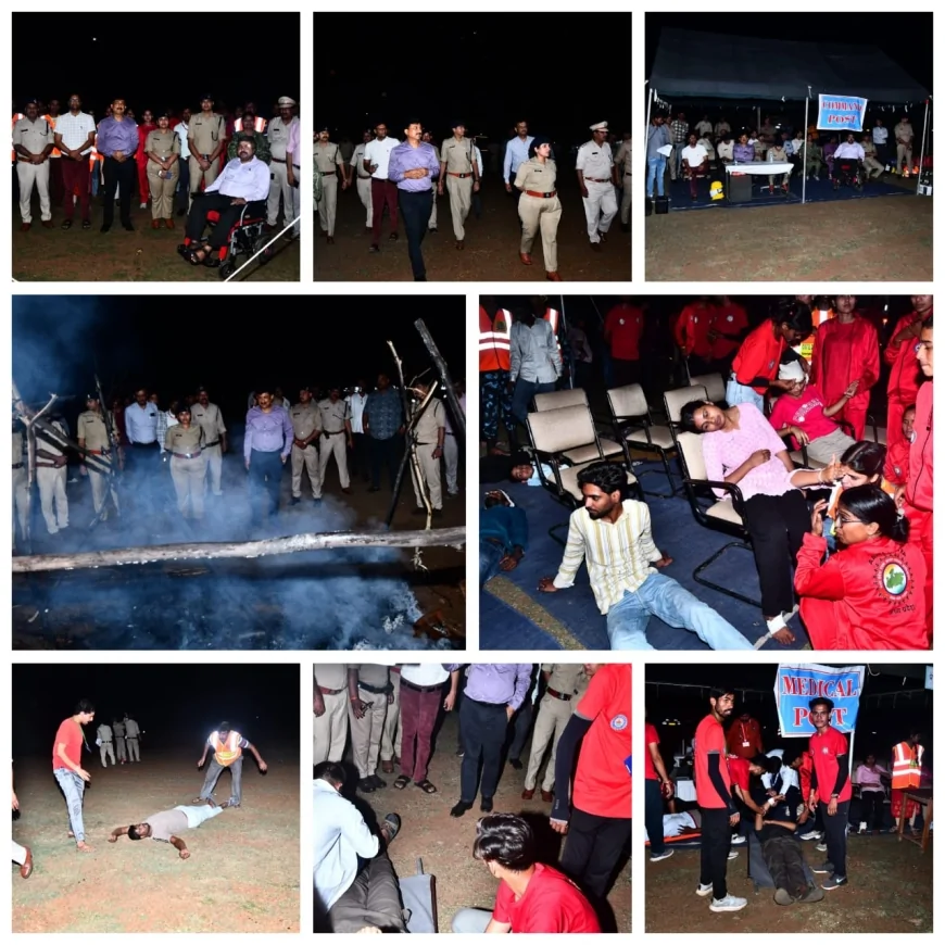 गुना में नाइट मॉक ड्रिल, कलेक्टर-SP की मौजूदगी में परखी गई आपदा प्रबंधन की तैयारियां