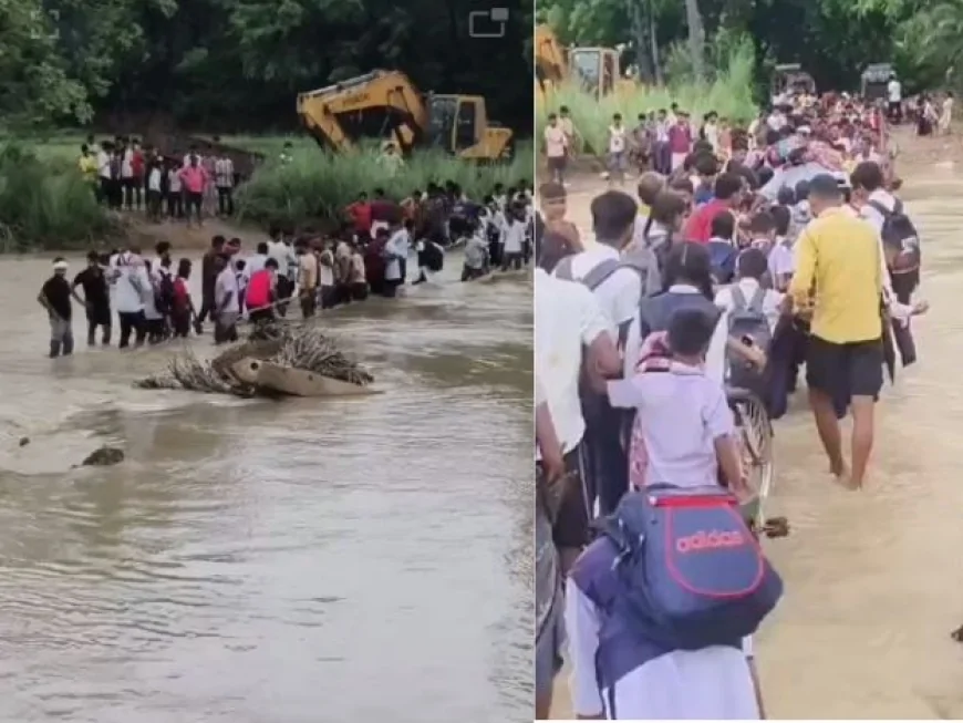 TEMPORARY DIVERSION ON CHHER RIVIER SUBMERGED