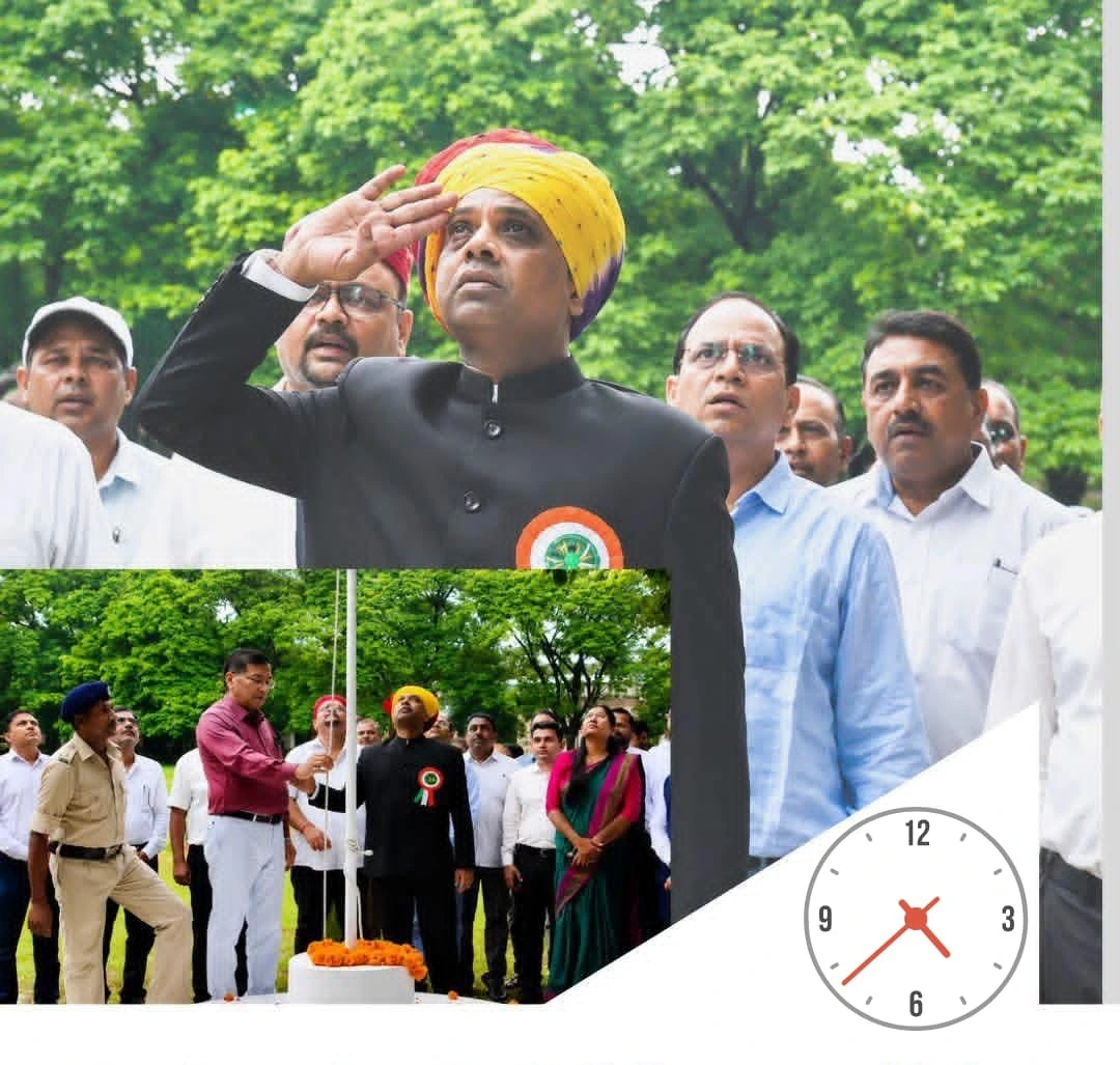 रीवा कलेक्टर की अनूठी पहल, स्टेनो से कराया ध्वजारोहण; सम्मान और समानता का दिया संदेश