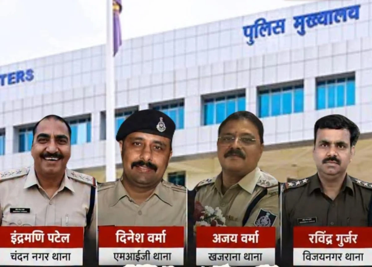 इंदौर में ‘पॉकेट गवाह’ मामले में बड़ी कार्रवाई, 3 टीआई डिमोट; एक का प्रमोशन रोका गया