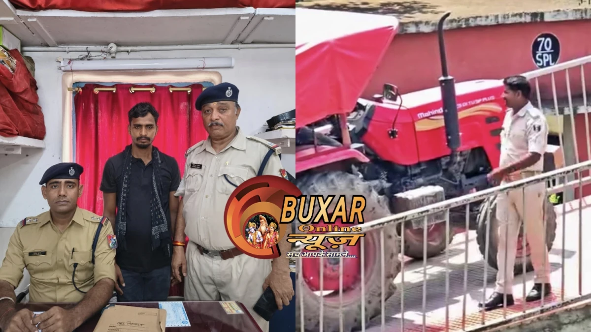 DRIVER ARRESTED FOR DRIVING TRACTOR ON FOB