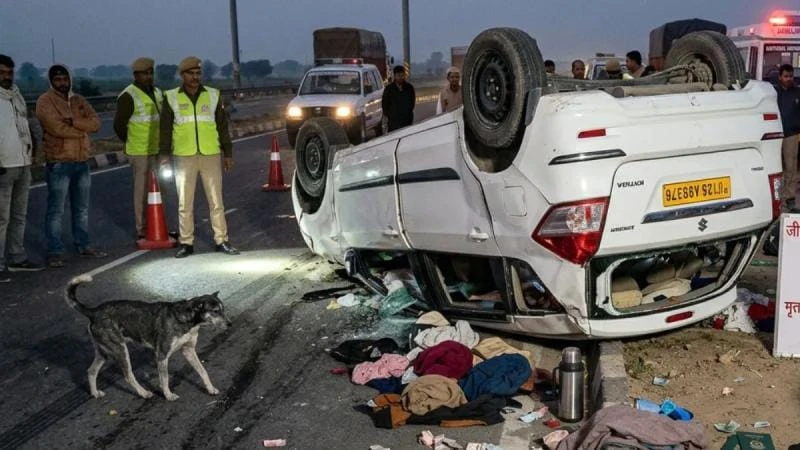 Three Nepali Nationals Killed, Six Injured in Ganga Expressway Accident
