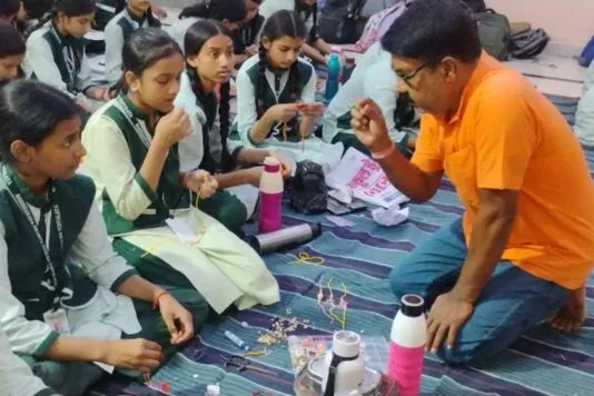 FOUR DAY RAKHI MAKING WORKSHOP ORGANIZED