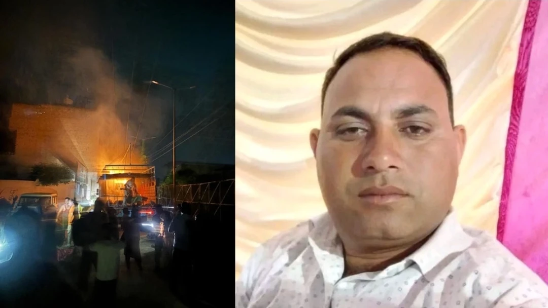 करनाल में दर्दनाक हादसा: हाईटेंशन तार टूटकर कैंटर पर गिरा, रिटायर्ड फौजी की मौत; 20 श्रद्धालु झुलसे
