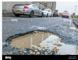 POTHOLES ON BIHIA ROAD