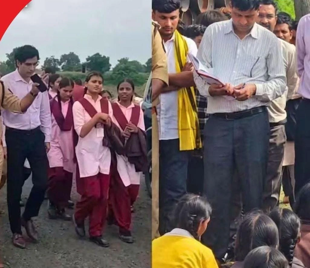 अव्यवस्थाओं के विरोध में 120 छात्राएं 60 किमी पैदल निकलीं, प्रशासन ने 18 किमी दूर जुलवानिया में रोका