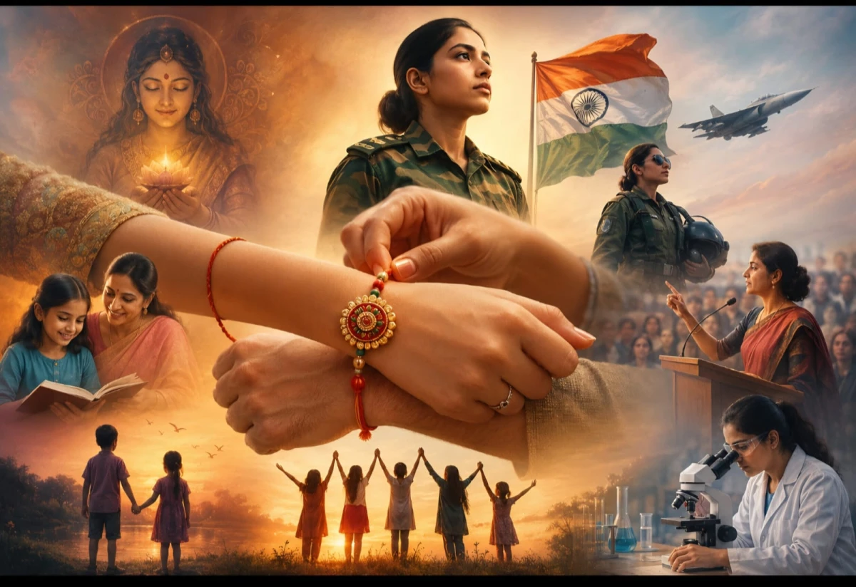 LET RAKHI EVOLVE FROM A MERE PROTECTIVE CHARM INTO A PLEDGE FOR WOMEN’S DIGNITY:LALIT GARG
