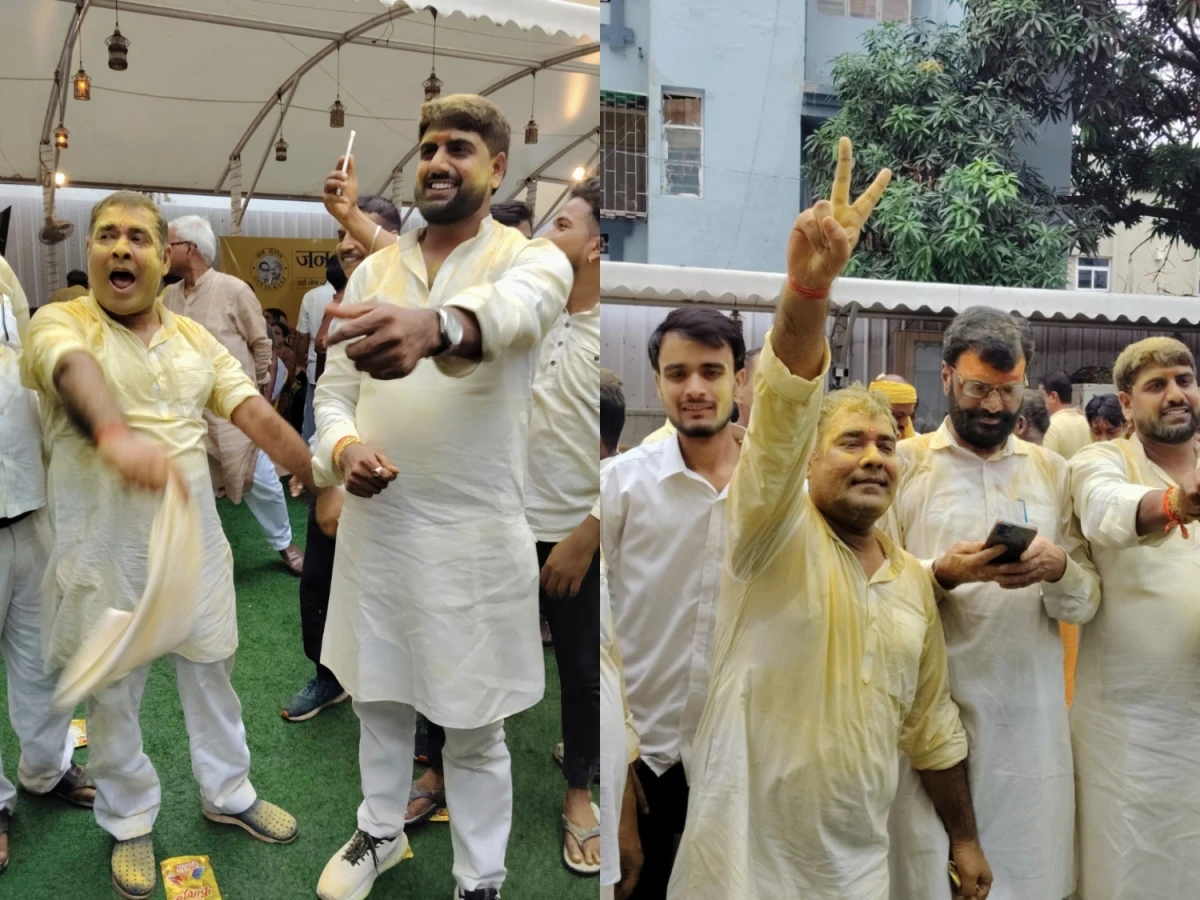 CELEBRATIONS IN PATNA, WAVE OF JOY IN BUXAR