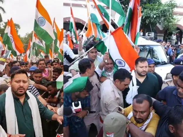 RJD’S RAJ BHAWAN MARCH