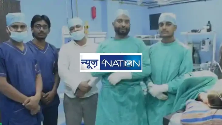 72 YEAR OLD WOMAN UNDERGOES KNEE REPLACEMENT