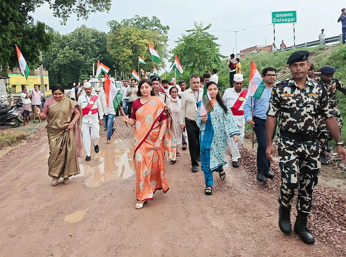 CYCLE RALLY AND TIRANGA YATRA ORGANIZED
