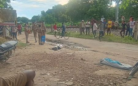 बालामऊ-कानपुर रेलवे लाइन पर बड़ा हादसा, ट्रेन से कटी महिला व बकरी