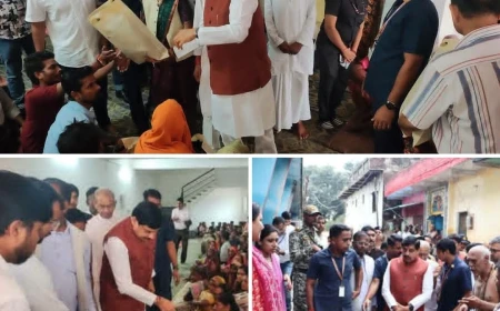 रात में बाढ़ की समीक्षा, सुबह पीड़ितों के बीच पहुंचे CM मोहन यादव; राहत-बचाव का लिया जायजा