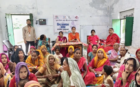विश्व स्तनपान सप्ताह पर "चुप्पी तोड़–हल्ला बोल" अभियान