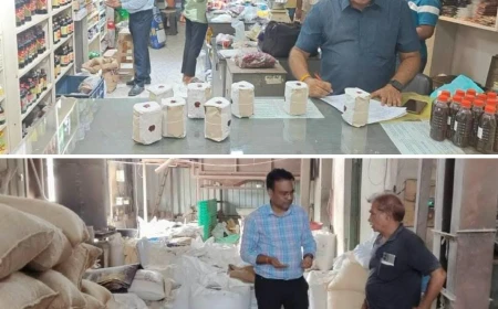 गुना में खाद्य सुरक्षा विभाग की कार्रवाई, दाल-मूंगफली के सैंपल जांच को भेजे