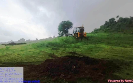 वन भूमि पर अवैध निर्माण के विरूद्ध कार्यवाही, एक हेक्टेयर भूमि अतिक्रमण मुक्त