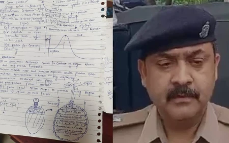 अयोध्या मेडिकल कॉलेज में छात्र के पास संदिग्ध पर्ची मिलने से हड़कंप, पुलिस और खुफिया एजेंसियां जांच में जुटीं