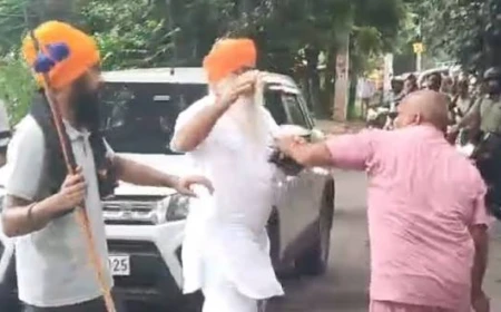 पंजाब बंद के दौरान जालंधर में हंगामा, कार सवार को थप्पड़ मारने का आरोप; सड़क पर हुआ कीर्तन