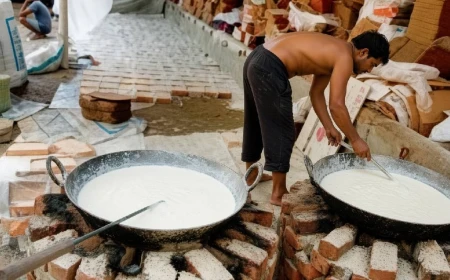 लखनऊ में गोबर के बीच बन रही थीं मिठाइयां, 40-50 भैंसें बंधी मिलीं; प्रतिष्ठान बंद