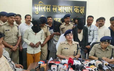 टेकरी से लौट रहे युवक-युवती से लूट और दुष्कर्म के प्रयास का मामला: गुना पुलिस ने 24 घंटे में 5 आरोपी दबोचे, 2 फरार