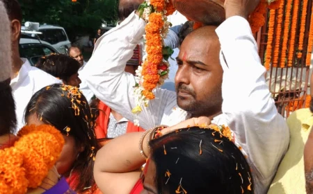 KALASH YATRA REACHED BHOJPUR