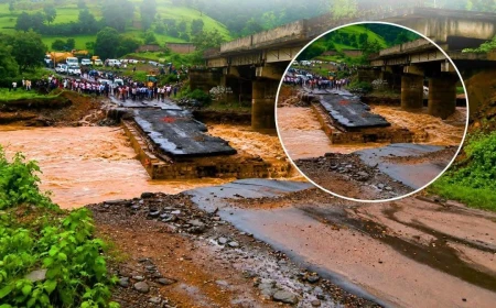 सीधी-सिंगरौली NH-39 मार्ग बंद, भारी बारिश में बह गई खोखन नदी की पुल