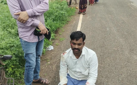 ई-अटेंडेंस की जल्दबाजी में हादसा, गुना में दो शिक्षक दुर्घटनाग्रस्त; एक की हालत गंभीर