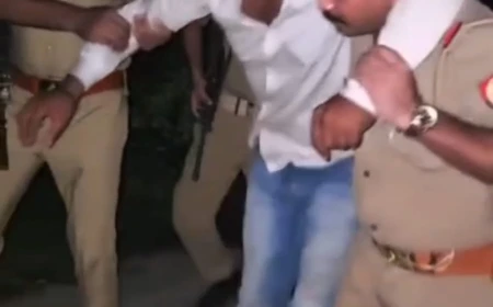 50 हजार का इनामी हिस्ट्रीशीटर पुलिस मुठभेड़ में घायल, साथी समेत गिरफ्तार