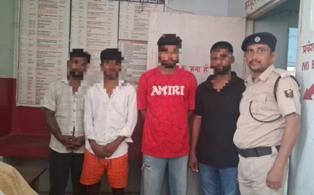 FOUR DRUG PEDDLERS ARRESTED