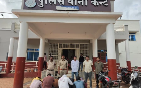 घोसीपुरा में जुए के फड़ पर पुलिस का छापा, 14 आरोपियों पर कार्रवाई, ₹41,600 नकद जब्त