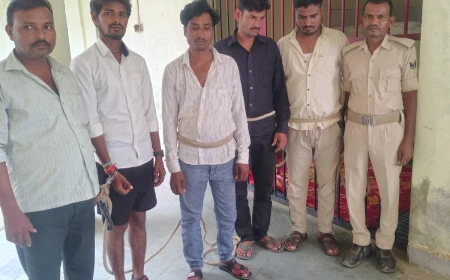 POLICE ARRESTED FIVE