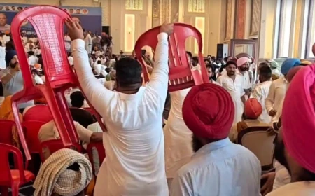 राजा वड़िंग ने मंच से चन्नी समर्थक को बुलाया, फोन मिलाया; बैठक में गूंजे 'चन्नी जिंदाबाद' के नारे
