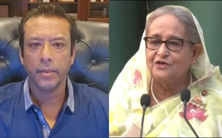 शेख हसीना ने कैमरे पर चेहरा क्यों नहीं दिखाया? बेटे सजीब ने भारत का जताया आभार