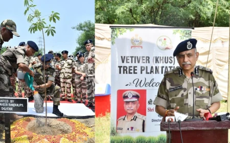 CISF की नई पहल: यमुना किनारे तैयार होगा ‘ग्रीन बैरियर’, 20 लाख तक खस के पौधे लगाने का लक्ष्य