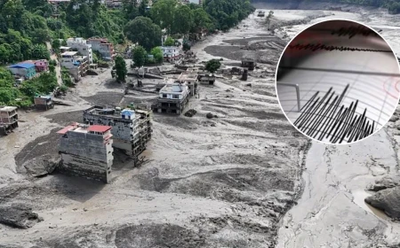 नेपाल में फिर बाढ़ का खतरा, चीन में 5.1 तीव्रता का भूकंप; त्रिशूली इलाके में अलर्ट