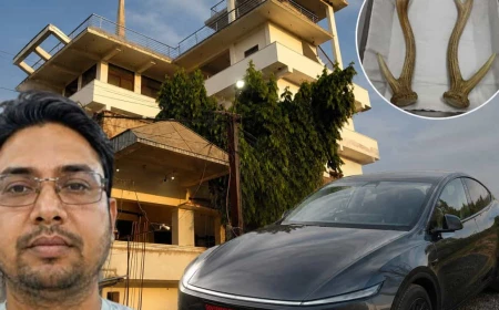 Tesla से बारहसिंगा के सींग तक… फर्जी IAS मनीष गुप्ता के घर से मिला ‘खजाना’, पुलिस भी हैरान