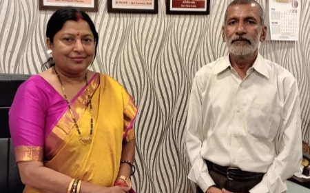 वरिष्ठ पत्रकार डॉ. समरेंद्र पाठक ने राज्यसभा सांसद डॉ. धर्मशीला गुप्ता से की मुलाकात, विभिन्न विषयों पर हुई चर्चा