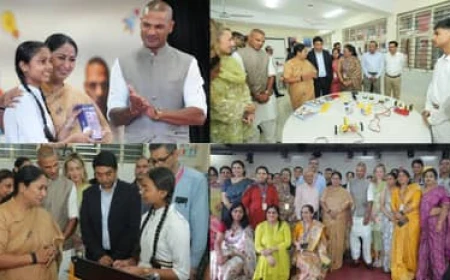 दिल्ली: सीएम रेखा गुप्ता ने सर्वोदय विद्यालय में STEM इनोवेशन लैब का उद्घाटन, शिखर धवन भी रहे मौजूद