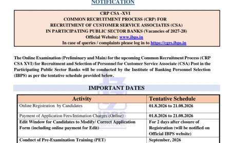 IBPSలో 11,403 క్లర్క్ పోస్టుల భర్తీకి భారీ నోటిఫికేషన్ విడుదల