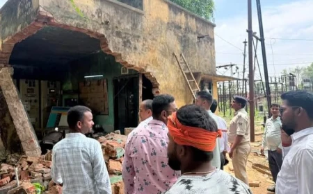 DILAPIDATED BUILDING POSES DANGER
