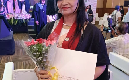 गुना की डॉ. सुनीता यादव धाकरे को राष्ट्रीय स्तर पर FICOG सम्मान, जिले की पहली स्त्री रोग विशेषज्ञ बनीं फेलोशिप प्राप्त करने वाली चिकित्सक